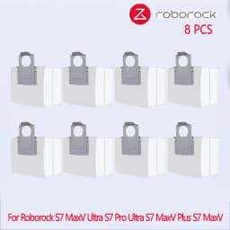 For Roborock S7 MaxV Ultra S7 Pro Ultra Accessories S7 MaxV Plus Main Side Brush Mop Hepa Filter Dust Bag Robot Vacuum Cleaner