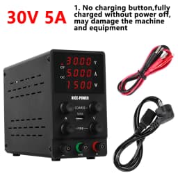 Professional Battery Charging Lab DC Power Supply 30V 60V 120V Adjustable Laboratory OCP OUTPUT 12V 10A Electric Vehicle Charger