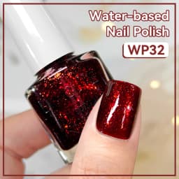 LILYCUTE 7ml Water Based Nail Polish 40 Colors Long Lasting Quick Drying No Need of Lamp to Cure Nail Supplies For Nail Manicure