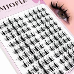 1/box 120 Bundles Mink False Eyelash Natural Fishtail Lash 3D Russian Individual Eyelash Extension Cluster Makeup Tool Wholesale