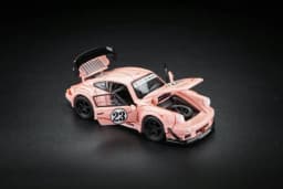 FG 1:64 Porsche 930 RWB Wide Body Modification Gulf Oil Full Open Alloy Diecast Car Model Collection