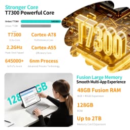 Teclast ArtPad 13.2-inch 2.2K TDDI Tablets PC Max.48GB RAM 128GB ROM Android 16 Tablets T7300 8 Core 10000mAh 18W Fast Charge