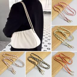 High Quality PU Leather Metal Handbag Chain Metal Replaceable Shoulder Bag Strap Durable Part Accessory Backpack Belts
