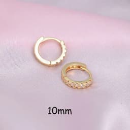 Rainbow CZ Huggies Hoop Earrings Girl Tiny Rings Cartilage Small Helix Piercing Tragus Conch Earlobe Circle Men Hoops Arete