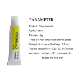 Thermal Conductive Grease Paste Silicone 922 Heatsink High Performance Compound Grease for CPU 5g