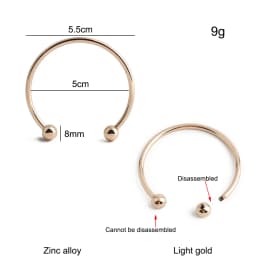 10/30/60PCS Detachable D-Buckle Metal Opening D Ring For Shoulder Bag Belt Strap Swimwear Decor Hat Horseshoe Hook Accessories