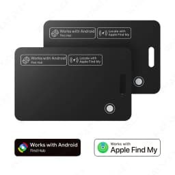 Wireless Charging Tracking Location Wallet Tracker Card Waterproof GPS Locator Work with IOS & Google Find My Bluetooth Tracker