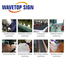 WaveTopSign Adjustable Pointer Laser Beam Module 10x30mm 12x32mm 12x40mm Locator Red Laser Line Positioner
