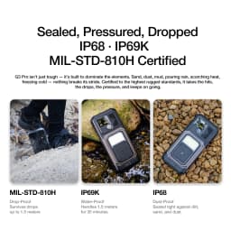AGM G3 PRO 5G Rugged Phone 512GB ROM +24(12+12)GB RAM Thermal Imaging Camera Smartphone Android15 Fast Charge Wireless Charging
