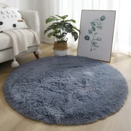 Bubble Kiss Thick Round Rug Carpets For Living Room Soft Home Decoration Bedroom Room Plush Salon Thicker Pile Rug 40cm