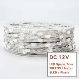 Ktrlight 12V WS2815 High Quality Seed Pixel Light 4pin with Individually Addressable RGB Magic Dream Color String Lights