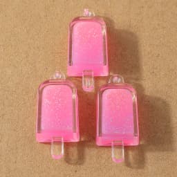 10pcs 34*15mm Resin 3D Simulation Ice Cream Charms Pendant for Earrings Necklace DIY Jewelry Making Accessories Supplies