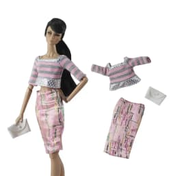 1 Set BABI Doll Clothes 1:6 Scale Dress Outfit for 11.5 Inch 30cm Doll Many Style for Choice Gifts for Girls Doll Accessories #6