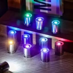 Tiny LED Light Bulbs Battery Operated Lantern Dollhouse Miniature Lamp Samll Spotlights for Displays Party Wedding Decoration