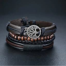 leather bracelet adjust style