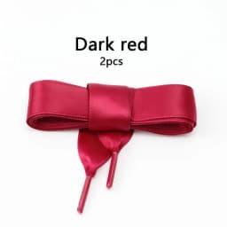 1Pair Rainbow Silk Shoelaces Satin Ribbon Flat Shoe Laces Women Sneakers Shoelace 2cm Width Laces for Shoes Length 80/100/120CM