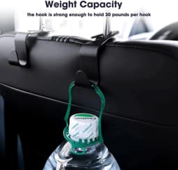 4/2/1Pcs Hooks for Bags Car Clips Front Seat Headrest Organizer Holder Auto Fastener Hangers Car Storage Interior Accessories