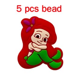 5pcs Silicone Pacifier Chain Cartoon Beads Baby DIY Care Nipple Chain Ornaments Parts