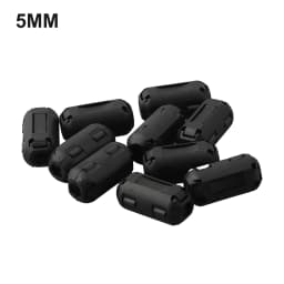 10Pcs TDK Ferrite Core Choke Clip Noise Suppressor Filter Ring Cable Clamp RFI EMI For Audio/Video Cables Power Cord