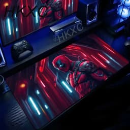 Marvel Deadpool Anime Mouse Pad Office PC Gamer Cabinet Mouse Mat Laptop 900x400 Keyboard Mousepad Extended Desk Mat Cool Carpet