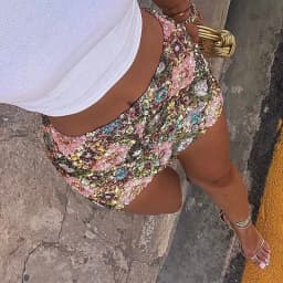 Sexy Geometric Print Glitters Mini Skirts Midnight Party Multi-color Skirts Women 2025 Summer New Sequins Wrap Hips Short Skirts
