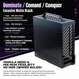 2025 Spot Lzmod Mini A24-V5 2.0 Dual Slot Single Display 1U Power Supply ITX Chassis with Double-Sided Chamfering