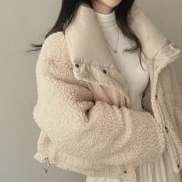 Stand Collar Drawstring Parkas Thicked Outerwears Lambswool Ropa Mujer 2025 Woman Casaco Autumn Winter Single Breasted Jacket