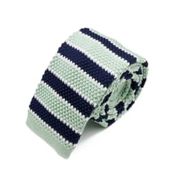 New 5.5cm Knitted Tie for Men and Women in Red Green Grey Striped Colorful Pattern Slim Fit Narrow Winter Tie Accessories Gift
