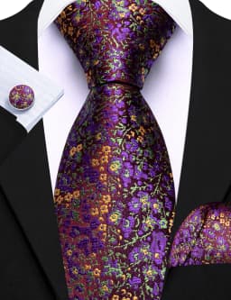 Elegant Spring Style Flower Men Tie Set Casual Wedding Business Necktie Hanky Cufflinks 3PCS Suit Accessories Mint Green Pink