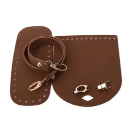 1/3pcs PU Leather Shoulder Bag Bottom Strap Handbag Shoulder Strap Woven Bag Set For DIY Handmade Bag Backpack Accessories