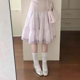 Sweet Ruffle Pink Polka Dot Half Length Skirt for Women Summer New Cute High Waist Slim Skirts Harajuku Chic Puffed Skirt New