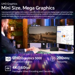 SOYO Mini PC Y5 PLUS Intel I7 4th Gen 4600U 8GB RAM 128GB ROM Windows 11 Pro WiFi BT4.2 Desktop Computer