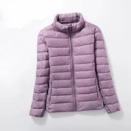 M-8XL White Duck Down Jacket for Women Winter Warm Down Coat Light Weight 2023 New Stand Collar Pocket Zipper Casual Outerwear