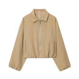 MUJER 2025 Women's Bomber Jacket Zip Puffed Varsity Jackets for Women Cropped Demi-season Jacket for Women Coats New Outerwears