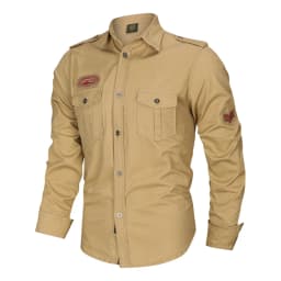 Spring Autumn Men Long Sleeve Cargo Polo Shirt Men Casual Fashion Cotton Shirt Men Tactic Military Embroidery Tops Plus Size 6XL