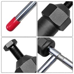For Heavy-Duty Grease Fitting Cleaner Tool: Clear Blocked Lubrication Lines Black Grease Fitting Unclogging Tool