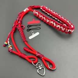 Adjustable Multifunctional Red Phone Lanyard Hand-woven Crossbody Bag Paracord Outdoor Anti-lost Replacement Camera Bag Strap