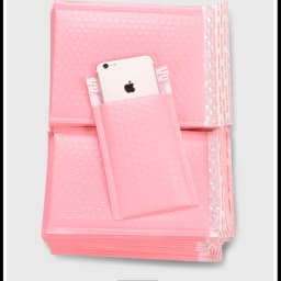 10Pcs Pink Opaque Bubble Mailer Padded Envelope Self-sealing Packaging Bag Jewelry Gift Mailing Bag
