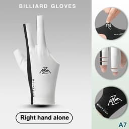 Billiard Gloves With Fingerless Breathable Pool Gloves Three-Finger Gloves
