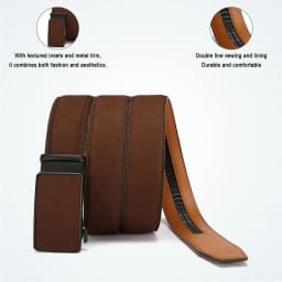 Mens Leather Belt Multiple Colors Automatic Available Belts Leisure Fashion Ratchet Belts for Men Pants Waistband