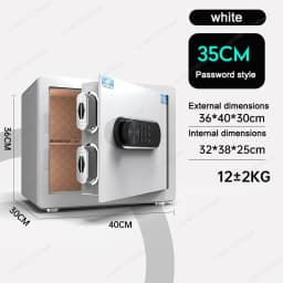 Thickened Alloy Steel Single Door Fireproof And Waterproof Safe Password/Fingerprint/WIFI Unlock Anti-theft And Anti-pry Safe