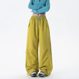CHRLCK Women's Waterproof Hiking Pants Loose Quick Drying Cargo Pants Fishing Camping Cycling Trekking Jogging Trousers