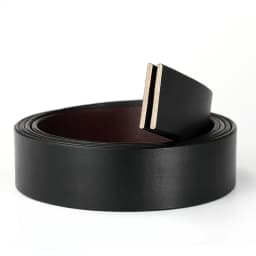 100% Real Cow Genuine Leather Belt No Buckle for Automatic Buckle Vintage Belt Body 3.50 cm Width Black Brown Cowskin