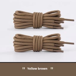Heavy Duty Round Boots Shoelaces Durable Polyeste Outdoor Shoe Laces for Hiking Sporting Running Tear-Resistant Cotton Laces