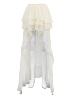 Tossy Casual Irregular Skirt For Women Solid High Waist Loose Pleats See-Through Fashion Y2k Skirts Outfit Female 2025 Skirts