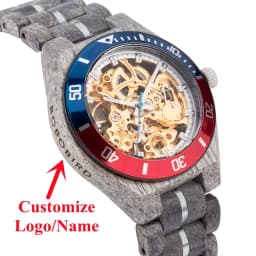 BOBO BIRD Wooden Automatic Mechanical Watch Men New Top Luxury Wristwatch Fashion Luminous Clock Great Gift Wood Box Custom Logo