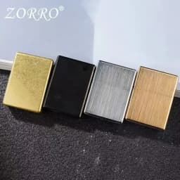 Zorro 912  912s Vintage Armored Kerosine Lighter, Waterproof Windproof Luxury Brass Constantinople Style Gift for Men