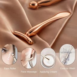 1PCS/2PCS Metal Eye Cream Applicator Wand Stick, Massager Tool for Facial Massage, Reduce Puffiness, Thin Face Magic Stick