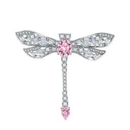 Large Size Luxury Crystal Dragonfly Brooch Colorful Rhinestone Insect Brooches Girls Cute Pins Personality Corsage Accessories