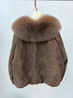 2026 New Winter Warm Natural Real Fox Fur Collar Goose Down Jackets Puffer Jackets Women Thick Female Casual Coats